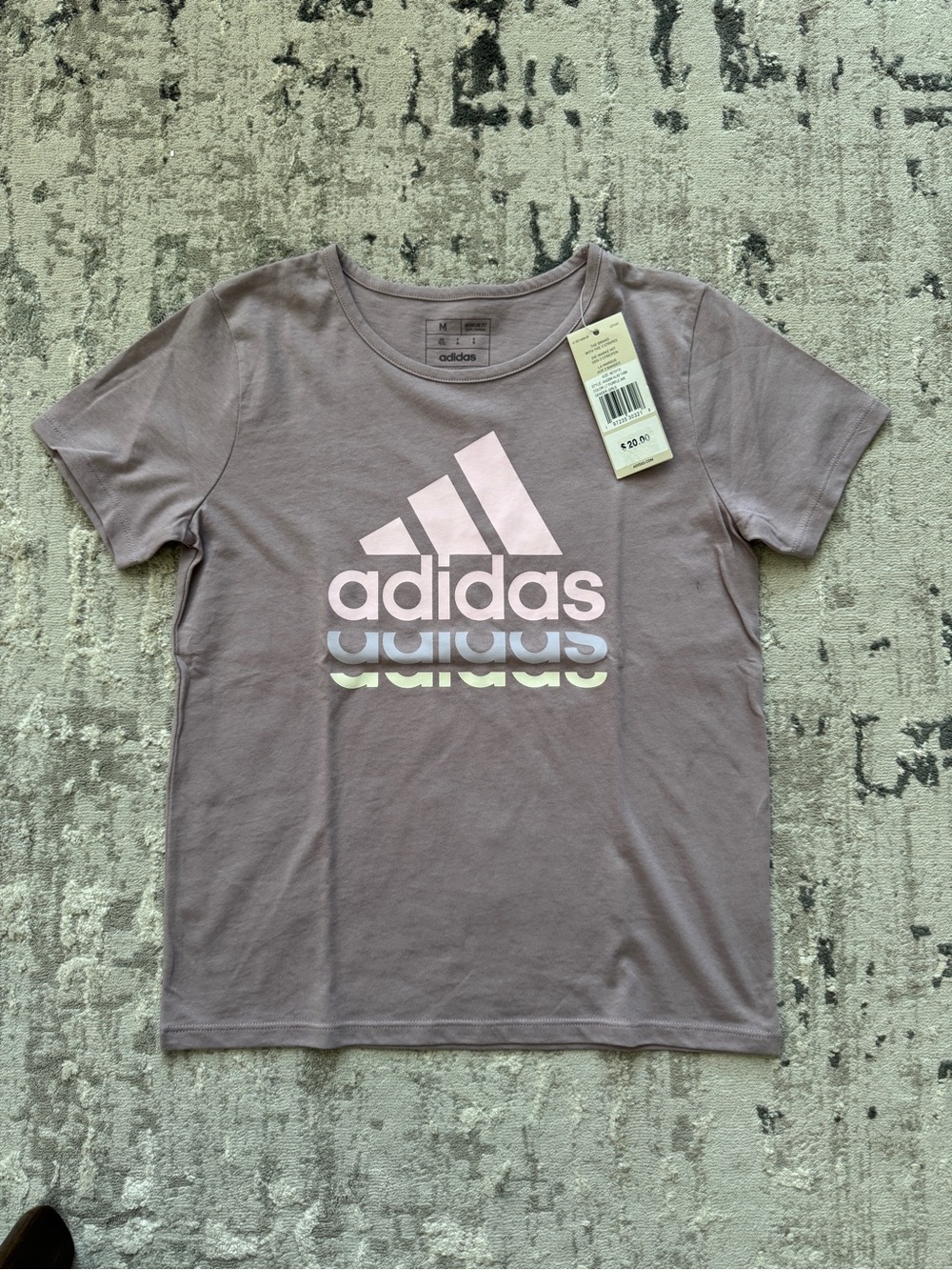 NWT Girls Adidas Athletic T-Shirt M(10/12)